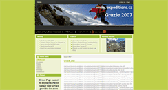 Desktop Screenshot of gruzie07.expeditions.cz